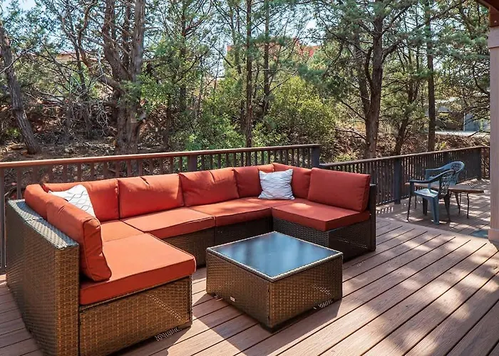 Desert Oasis Surrounded For Family By Sedona Nature With Spa